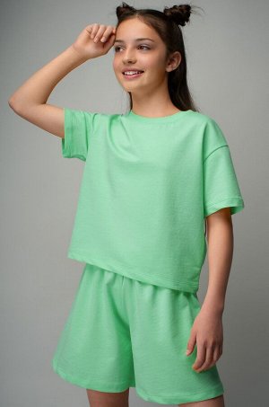 Костюм из футера для девочки оверсайз Happyfox