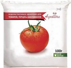 5-9199    "Нов-Агро" Удобрение Агровита д/томатов, перцев и баклажанов 100гр /50/