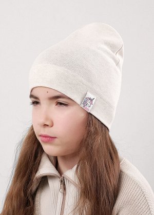Шапка. Цвет: меланж бежевый