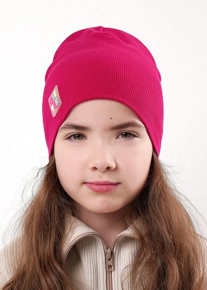 Шапка. Цвет: т.малиновый