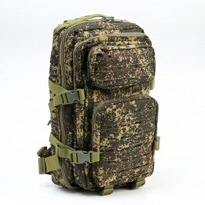 Рюкзак тактический туристический Storm tactic, 40 л, с карманами, расцветка пиксели, зелёный