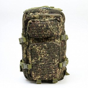 Рюкзак тактический туристический Storm tactic, 40 л, с карманами, расцветка пиксели, зелёный