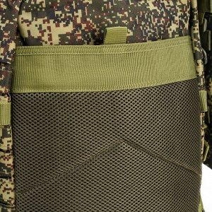 Рюкзак тактический туристический Storm tactic, 40 л, с карманами, расцветка пиксели, зелёный