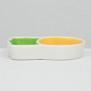 Миска керамическая для грызунов "Морковка" 11,3 х 6,3 х 2,5 см
