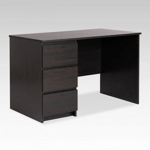 КАСТОР Стол письменный с 3 ящиками, венге. 75х116х65см