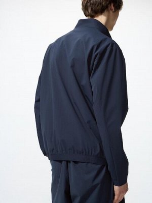 UNIQLO x Roger Federer - легкая куртка Ultra Stretch Active с защитой от UV-лучей - 09 BLACK