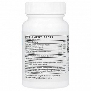 Thorne, микроэлементы, 90 капсул