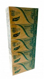 Салфетки-выдергушки HANNY &quot;BAMBOO&quot;, 2 слоя, 250 штук в картонном боксе, продажа стяжками по 5 боксов