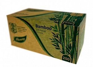 Салфетки-выдергушки HANNY "BAMBOO", 2 слоя, 250 штук в картонном боксе, продажа стяжками по 5 боксов