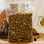 Оливки зеленые Халкидики (р. L) EVROS, Греция, вакуум, 500г
