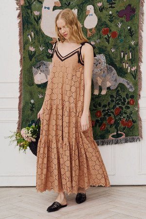 Сарафан Lokka 1620 коньячный