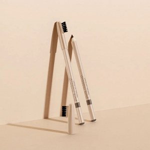 Карандаш для бровей со щеточкой 2 в 1 Pure Makeup, цвет Брюнетка