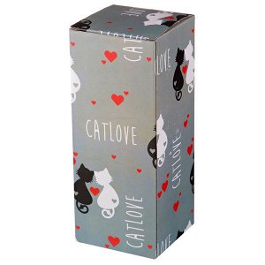 Подставка для кухонных принадлежностей "cat's love" диаметр=9 см. высота=14 см. (кор=24 шт.)