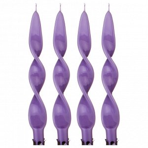 Набор свечей из 4 шт. 27/2,2 лакированный фиолетовый (кор=6набор.)