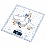 ВЕСЫ КУХОННЫЕ &#039;&#039;ГУСИ&quot; HOTTEK HT-962-021 18*20 СМ МАКС.ВЕС 7КГ (КОР=12ШТ.)
