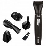 ТРИММЕР С НАСАДКАМИ ДЛЯ БОРОДЫ, НОСА, УШЕЙ, БРОВЕЙ HOTTEK HT-964-100 (КОР=20ШТ.)
