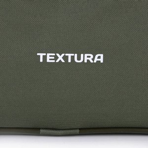 Сумка для обуви TEXTURA, на молнии наружный карман, размер 33x10x20 см, хаки