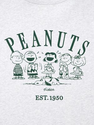 UNIQLO UT - футболка Peanuts в винтажном стиле - 03 GRAY