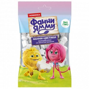 ФРУТОНЯНЯ Зефир жевательный Фанни-цветики ваниль 50г