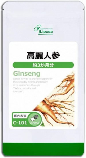 Энергетический комплекс с женьшенем Lipusa Ginseng Saponin