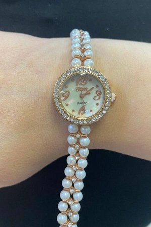 Часы жен. овал страз.