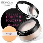 Финишная пудра рассыпчатая Bioaqua SilkySoft Honey Powder