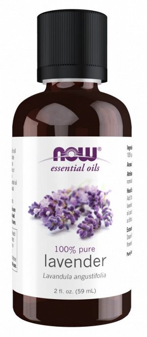Эфирное масло лаванды NOW Foods, 60 мл