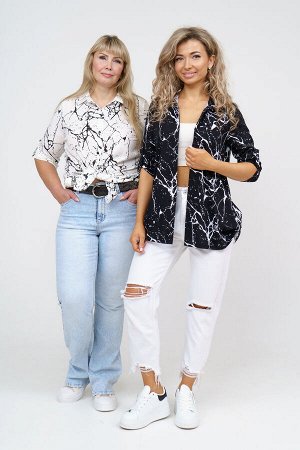 Рубашка Варианты расцветки: молочный, черный
Ткань: кулирка, Состав: 100% хлопок
Женская стильная туника - рубашка выполнена из 100% хлопчатобумажного полотна. Новый дизайн и отличное качество делает 