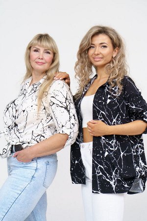 Рубашка Варианты расцветки: молочный, черный
Ткань: кулирка, Состав: 100% хлопок
Женская стильная туника - рубашка выполнена из 100% хлопчатобумажного полотна. Новый дизайн и отличное качество делает 