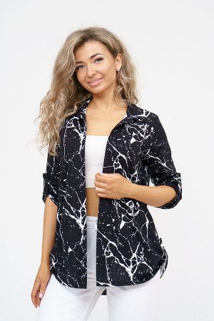 Рубашка Варианты расцветки: молочный, черный
Ткань: кулирка, Состав: 100% хлопок
Женская стильная туника - рубашка выполнена из 100% хлопчатобумажного полотна. Новый дизайн и отличное качество делает 