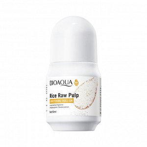 Роликовый дезодорант-антиперспирант с экстрактом риса Bioaqua Rice Raw Pulp