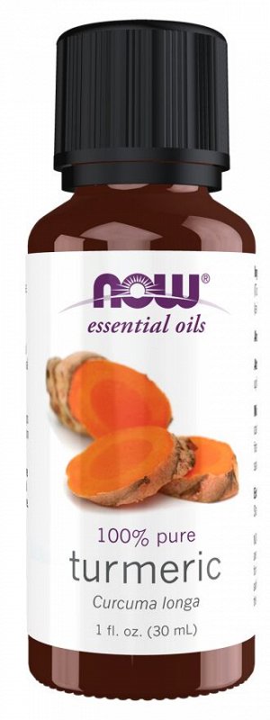 Эфирное масло куркумы NOW Foods, 30 мл