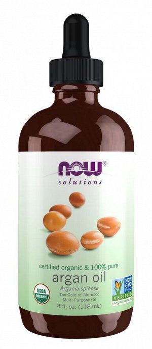 Органическое масло арганы NOW Foods, 118 мл