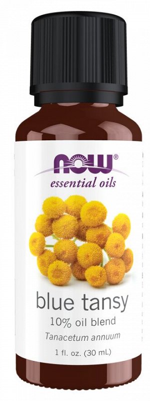 Смесь масел с голубым танси NOW Foods, 30 мл, для ухода за кожей и ароматерапии