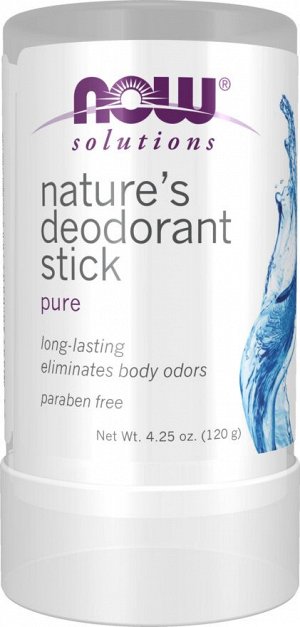 Дезодорант-карандаш Nature's NOW Solutions,120 г, защита от запаха