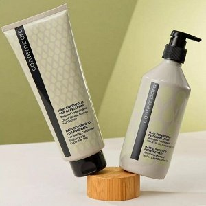 CON "HAIR SUPERFOOD" Набор для объема с облепихой и огуречным маслом (шам.500мл+конд.400мл)