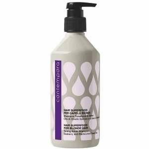 Тонирующий шампунь с маслом облепихи и маслом семян черной смородины CON "HAIR SUPERFOOD"  500 мл