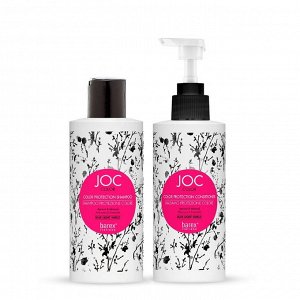 JOC COLOR  Набор уход для окрашенных волос с абрикосом и миндалем (шамп.250мл+бал.250мл)