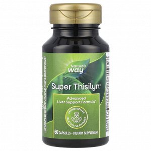 Nature's Way, Super Thisilyn, улучшенная формула для детоксикации, 60 вегетарианских капсул