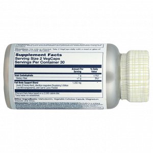 Solaray, бактерии бациллус коагуланс (Bacillus coagulans), 5 млрд, 60 растительных капсул (2,5 млрд в 1 капсуле)