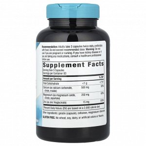 Nature's Way, комплекс микроэлементов с кальцием, магнием и цинком, 765 мг, 250 капсул