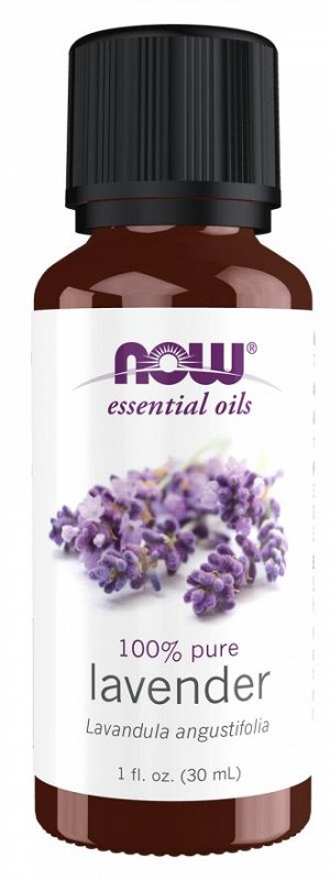 Лаванда (Lavender) NOW Essential Oils, эфирное масло — 30 мл — универсальное натуральное средство для расслабления, сна и ухода за кожей