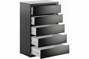 МАЛЬТА Комод с 5 ящиками, венге. 121х80х48см