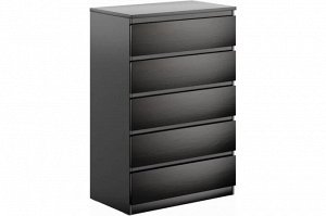 МАЛЬТА Комод с 5 ящиками, венге. 121х80х48см
