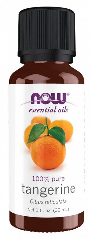 Эфирное масло мандарина (Tangerine) 30 мл — NOW Foods — бодрящее натуральное масло с освежающим цитрусовым ароматом