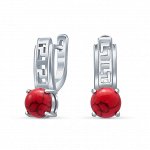 Серебряные серьги, артикул 22set14235-113