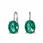 Серебряные серьги, артикул 020007-263w-184