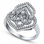 Серебряное кольцо, артикул 21set6386-113
