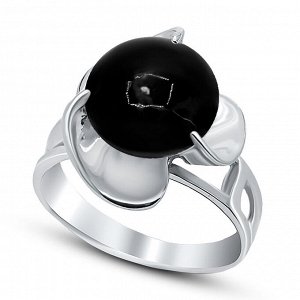 Серебряное кольцо, 21VRAFA02731B-19, оникс