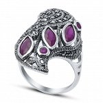 Серебряное кольцо, артикул 210013g-m-39